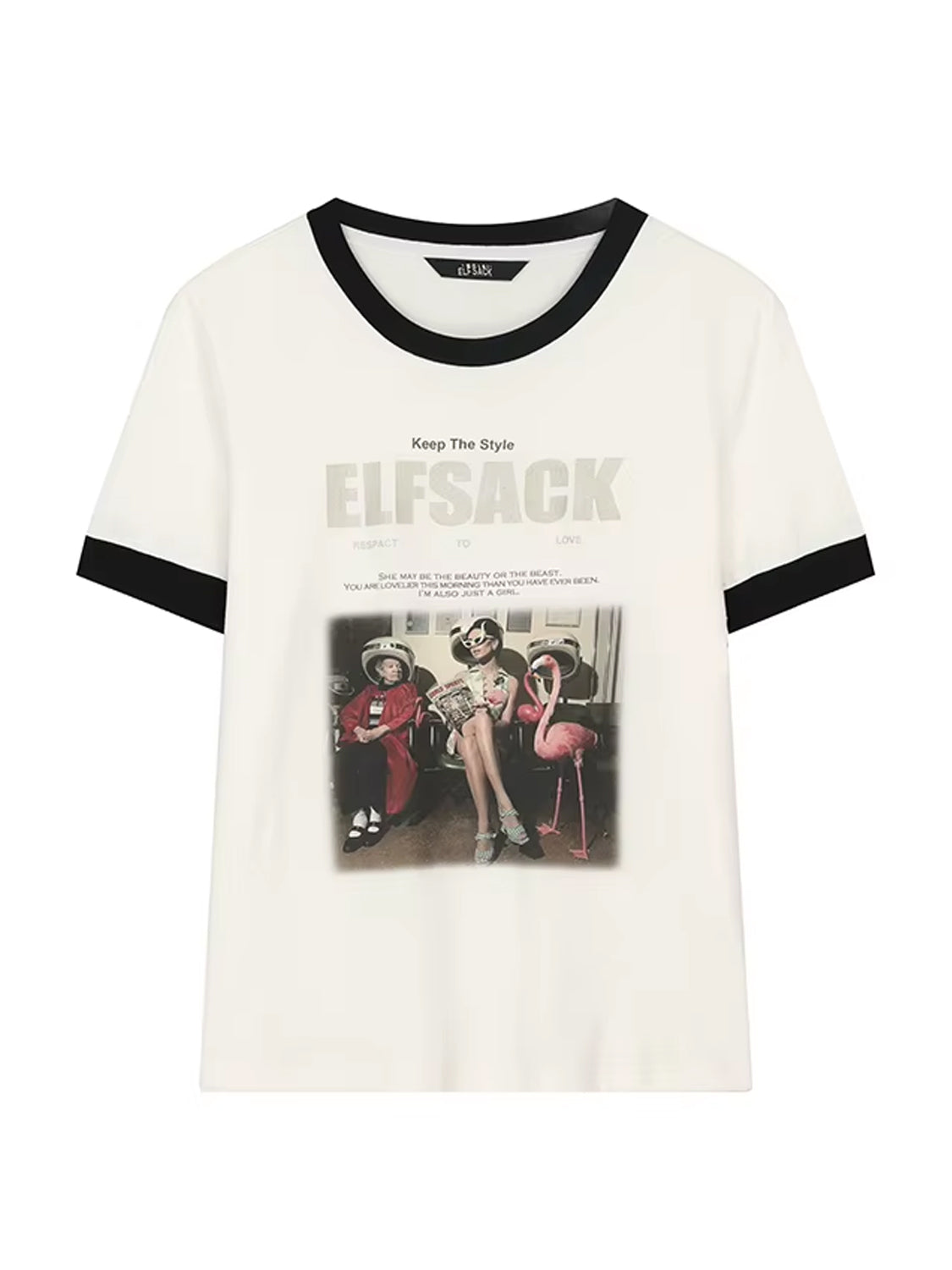 T-Shirt Ringer Foto Vintaj