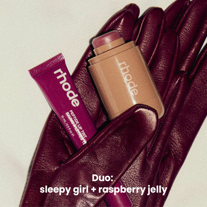 Rhode Duo Pemerah Pipi Poket + Pewarna Bibir Peptida