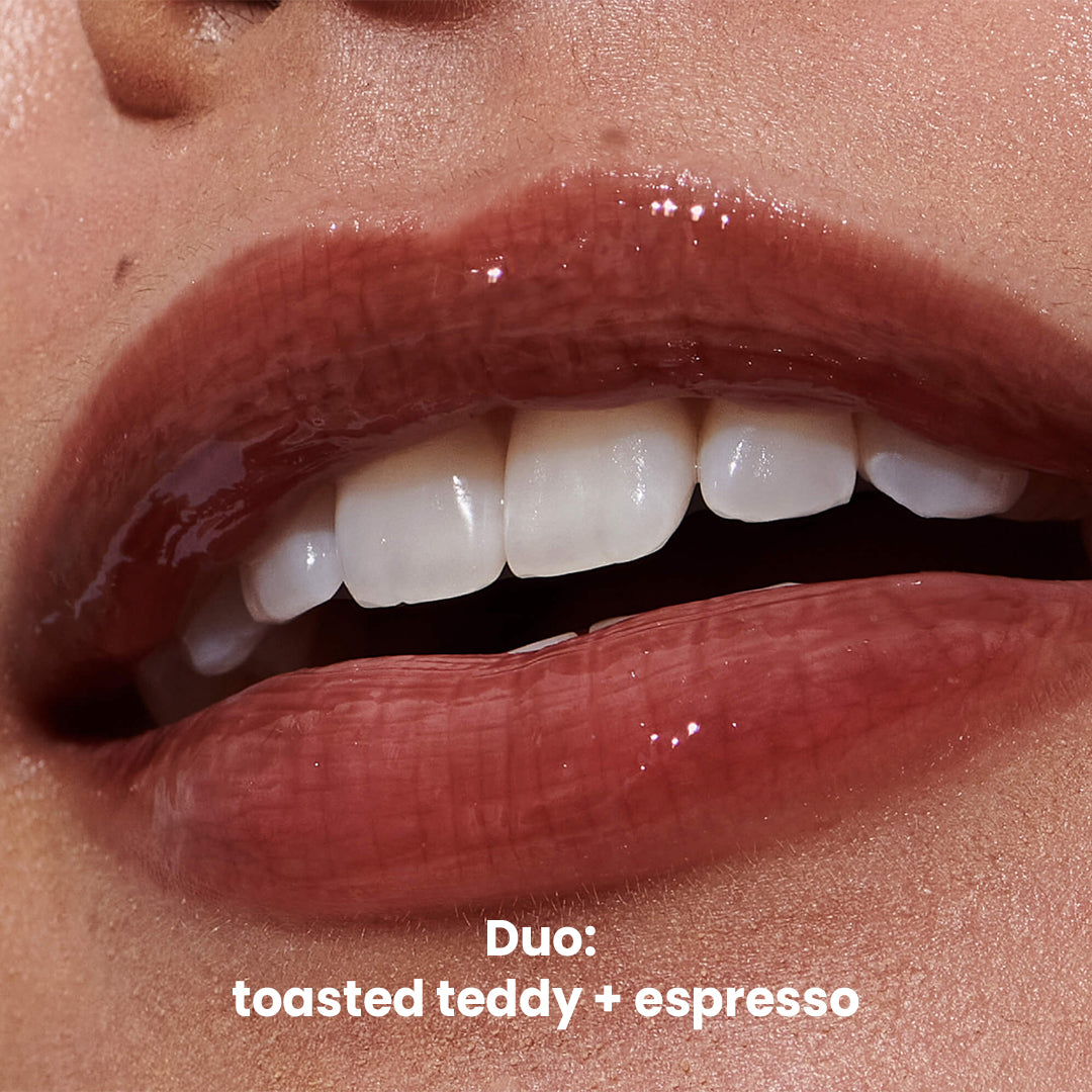 Rhode Duo Pemerah Pipi Poket + Pewarna Bibir Peptida