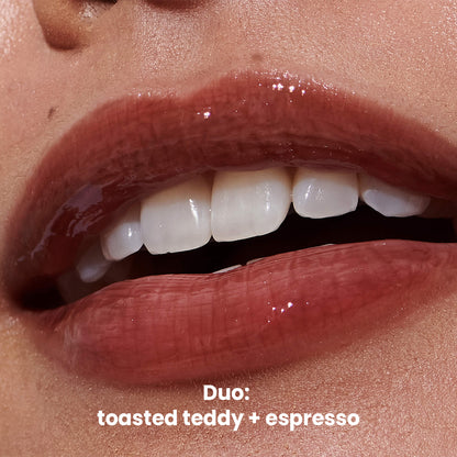 Rhode Duo Pemerah Pipi Poket + Pewarna Bibir Peptida