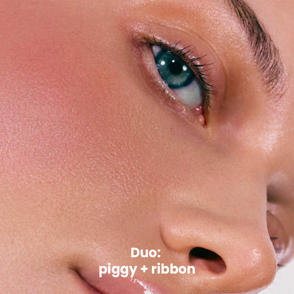 Rhode Duo Pemerah Pipi Poket + Pewarna Bibir Peptida